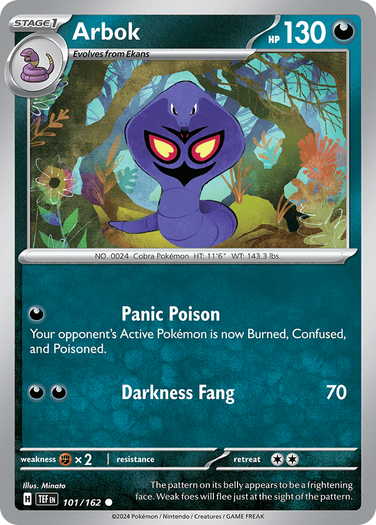 Arbok, carta 101 de Temporal Forces