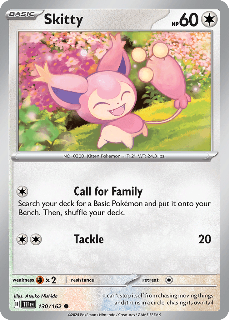 Skitty, carta 130 de Temporal Forces