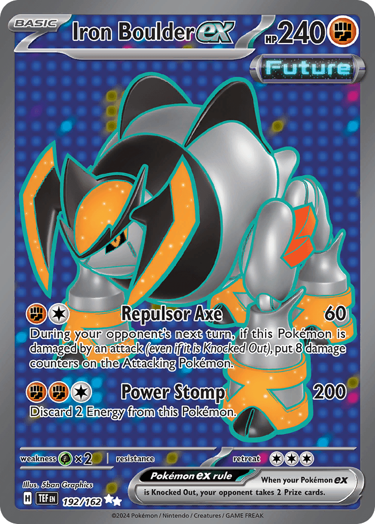 Iron Boulder ex, carta 192 de Temporal Forces