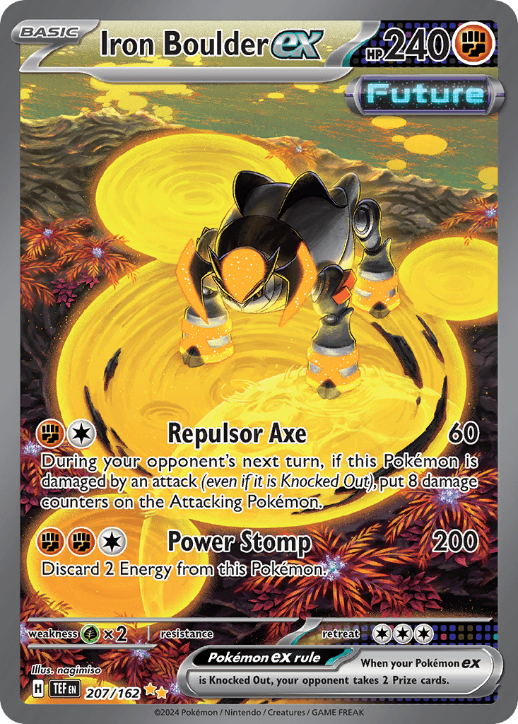 Iron Boulder ex, carta 207 de Temporal Forces