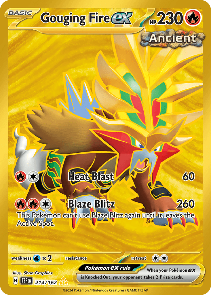 Gouging Fire ex, carta 214 de Temporal Forces