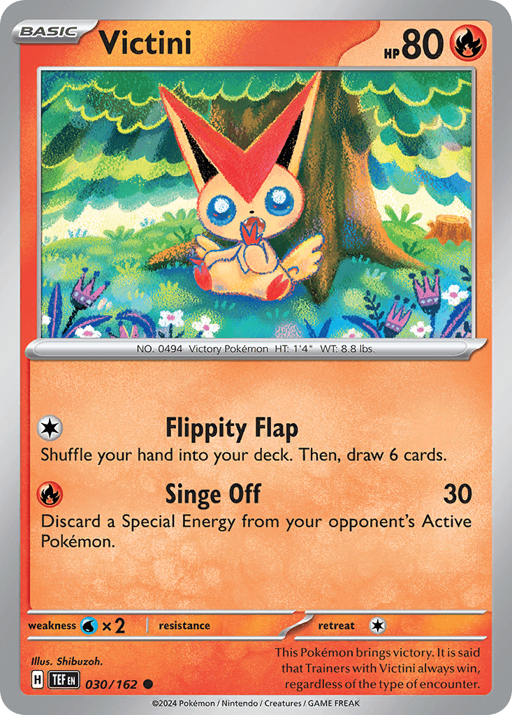 Victini, carta 030 de Temporal Forces