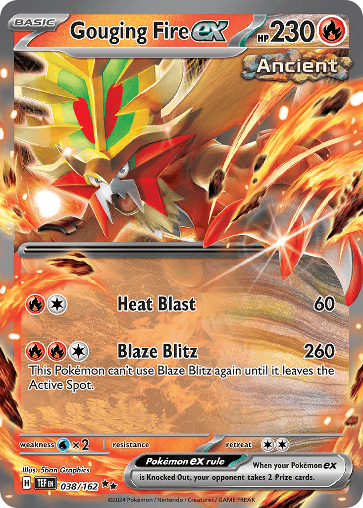 Gouging Fire ex, carta 038 de Temporal Forces