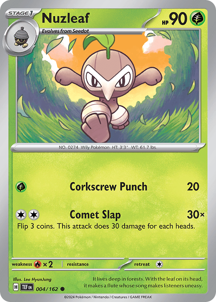 Nuzleaf, carta 004 de Temporal Forces
