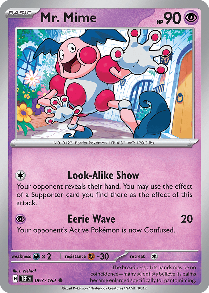 Mr. Mime, carta 063 de Temporal Forces