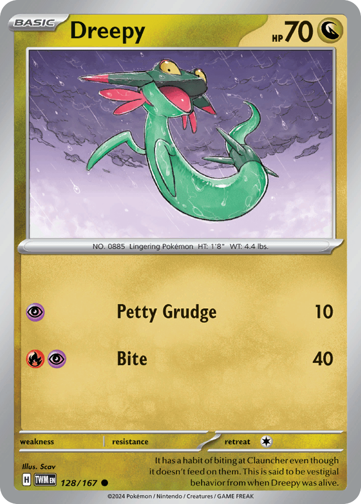 Dreepy, carta 128 de Twilight Masquerade