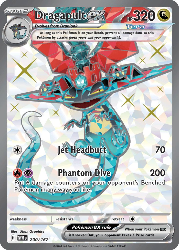 Dragapult ex, carta 200 de Twilight Masquerade