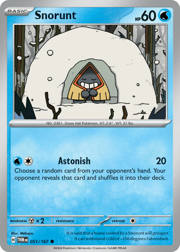Snorunt, carta 051 de Twilight Masquerade