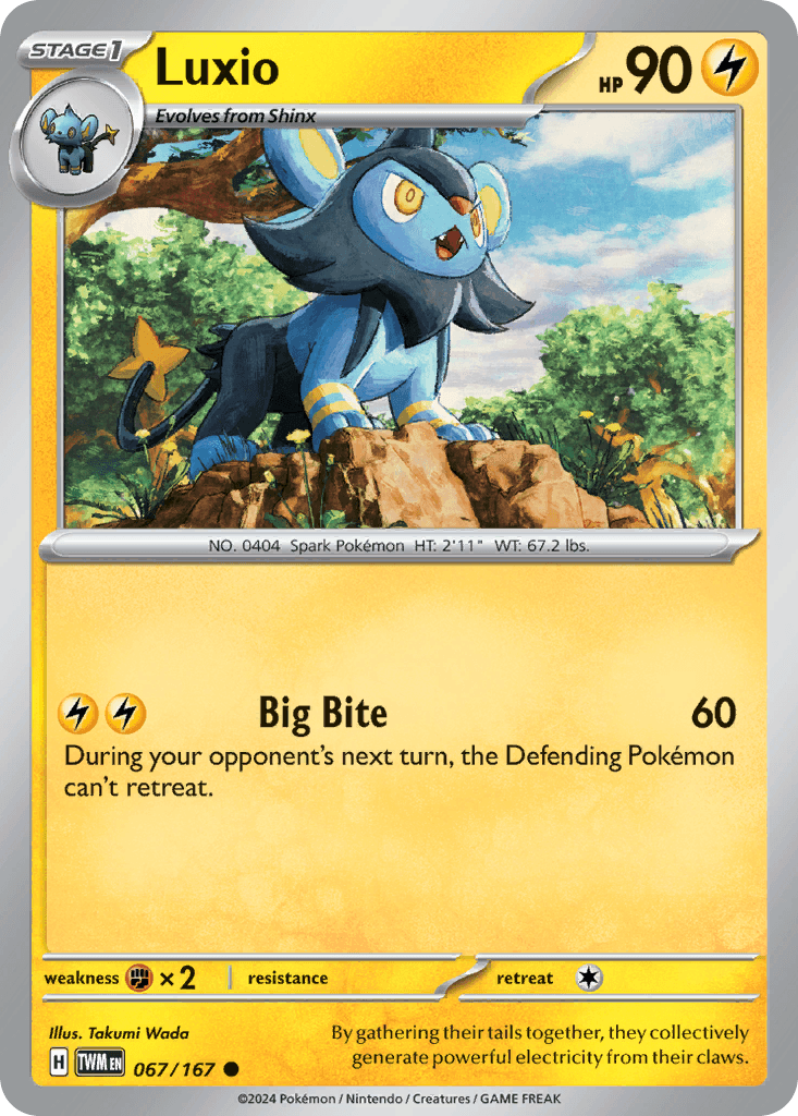 Luxio, carta 067 de Twilight Masquerade