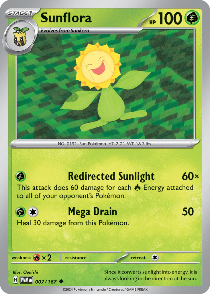 Sunflora, carta 007 de Twilight Masquerade