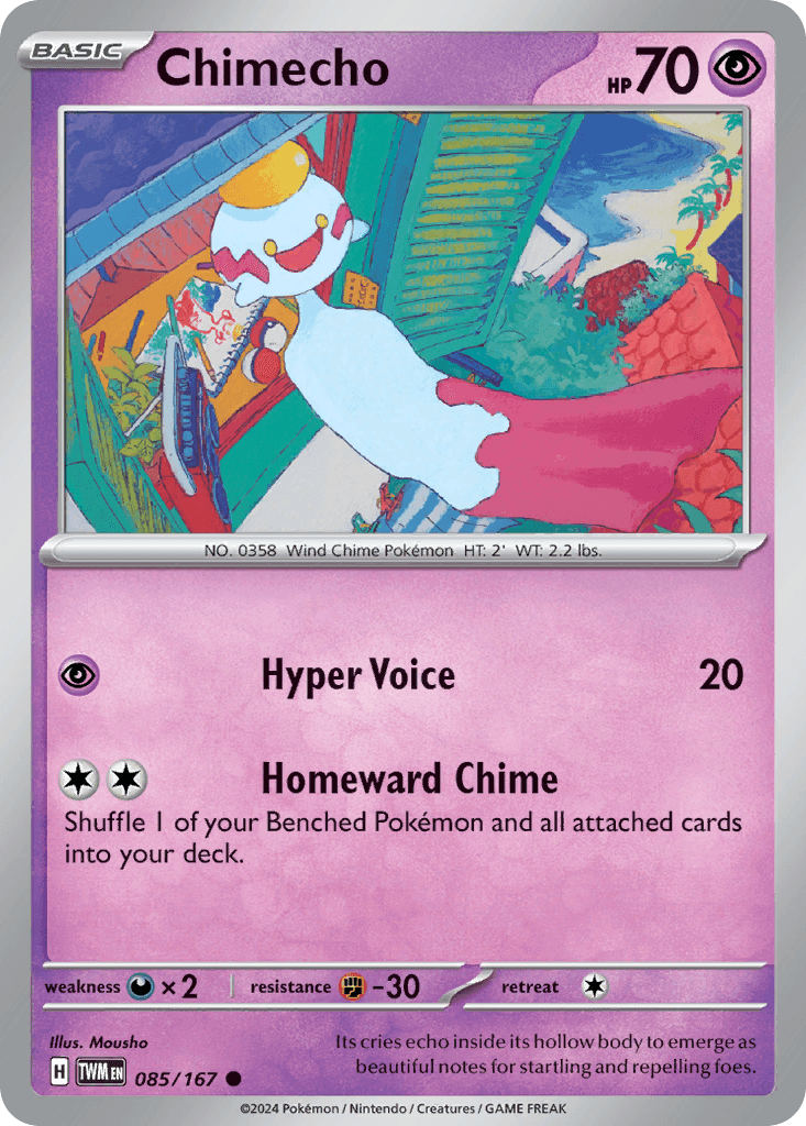 Chimecho, carta 085 de Twilight Masquerade