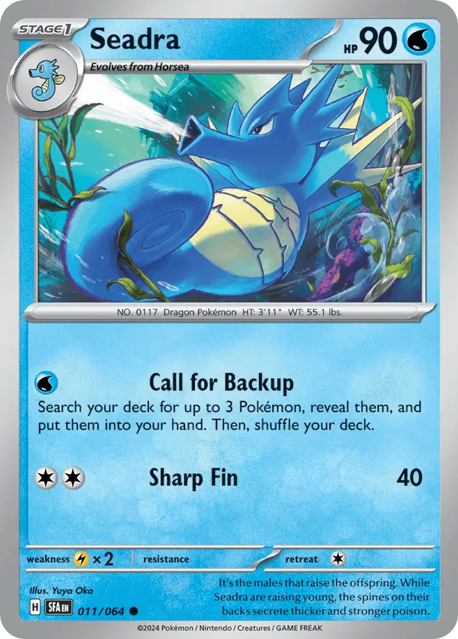 Seadra, carta 011 de Shrouded Fable