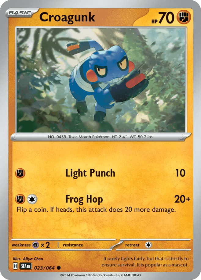 Croagunk, carta 023 de Shrouded Fable