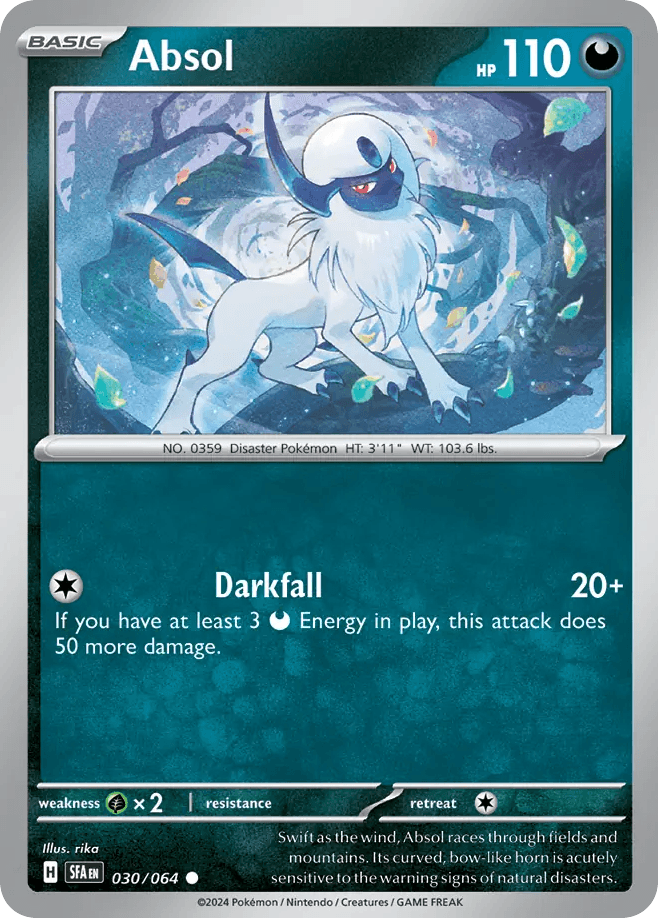 Absol, carta 030 de Shrouded Fable