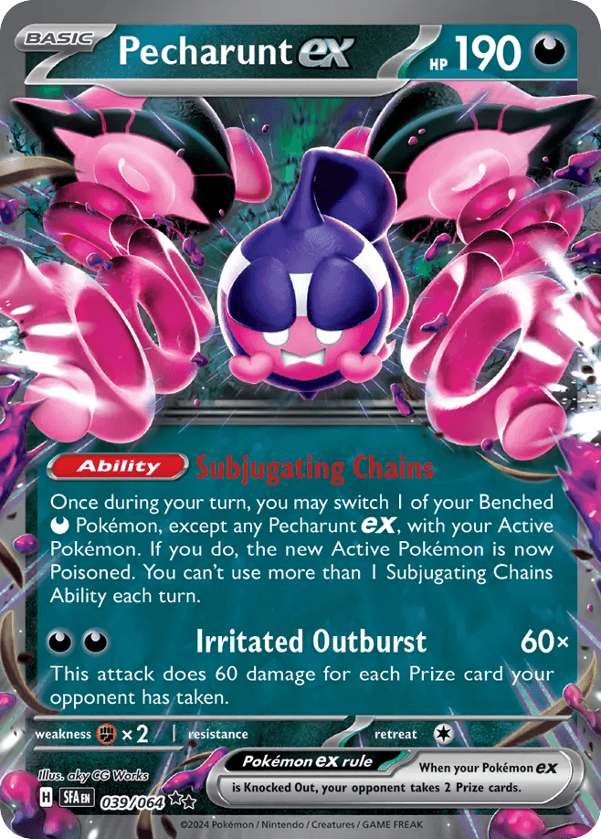 Pecharunt ex, carta 039 de Shrouded Fable