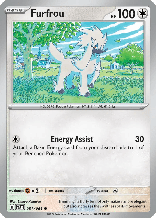 Furfrou, carta 051 de Shrouded Fable