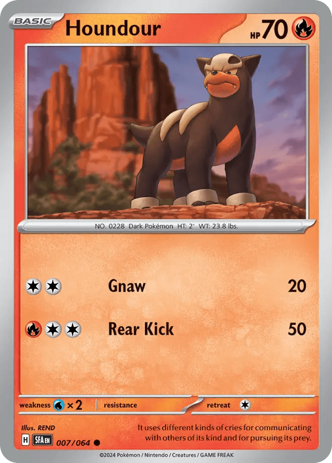 Houndour, carta 007 de Shrouded Fable