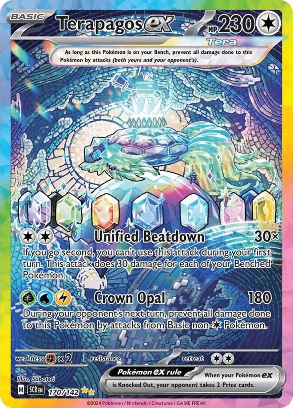 Terapagos ex, carta 170 de Stellar Crown