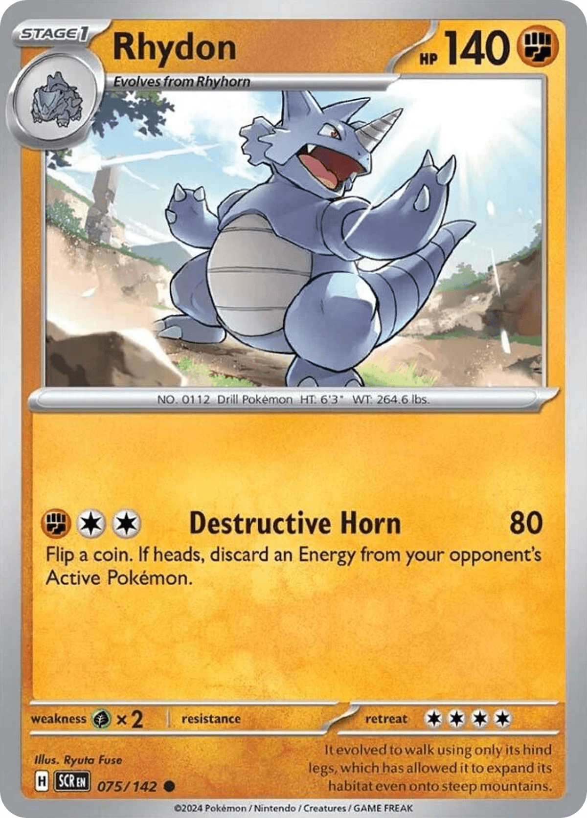 Rhydon, carta 075 de Stellar Crown