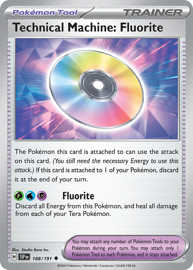 Technical Machine: Fluorite, carta 188 de Surging Sparks