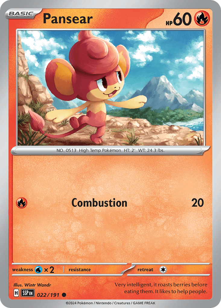 Pansear, carta 022 de Surging Sparks