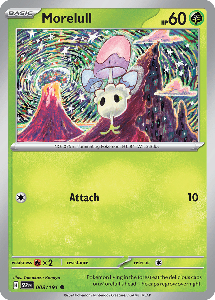 Morelull, carta 008 de Surging Sparks