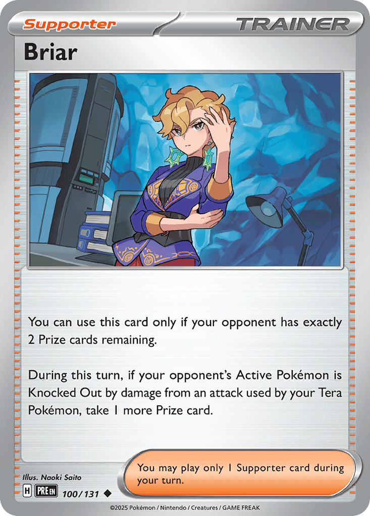 Briar, carta 100 de Prismatic Evolutions