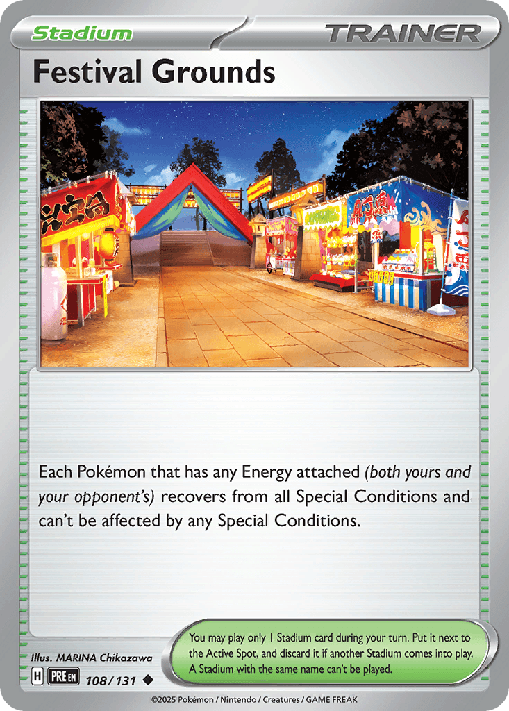 Festival Grounds, carta 108 de Prismatic Evolutions