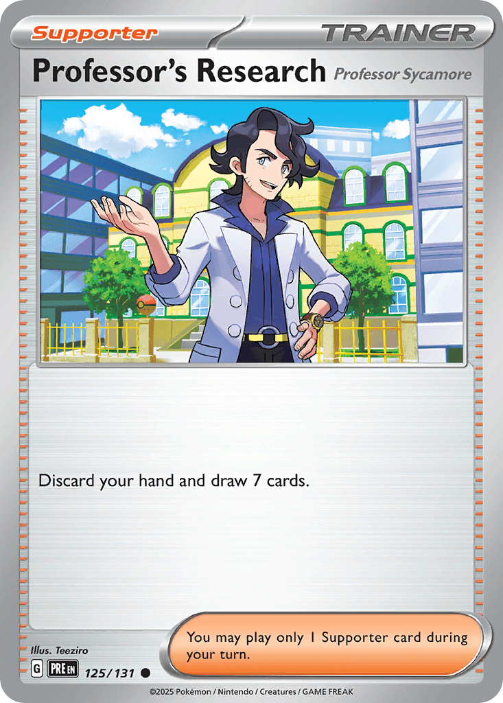 Professor's Research, carta 125 de Prismatic Evolutions