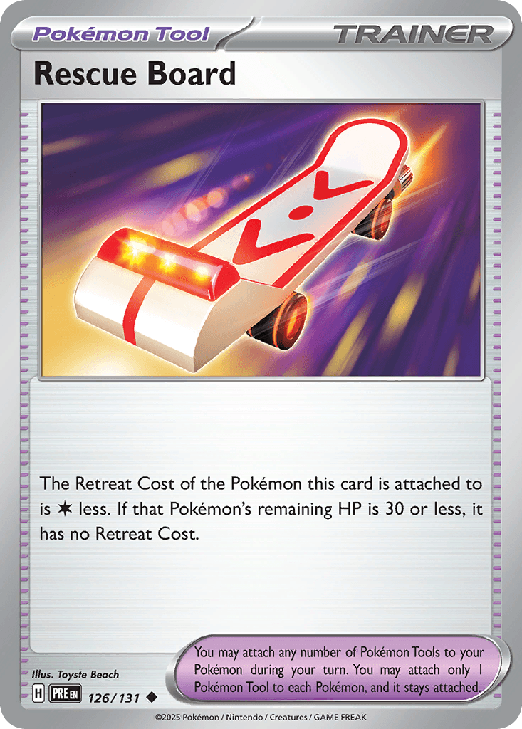Rescue Board, carta 126 de Prismatic Evolutions