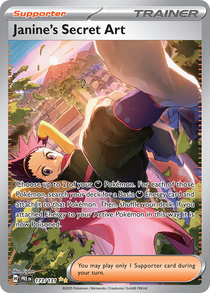 Janine's Secret Art, carta 173 de Prismatic Evolutions