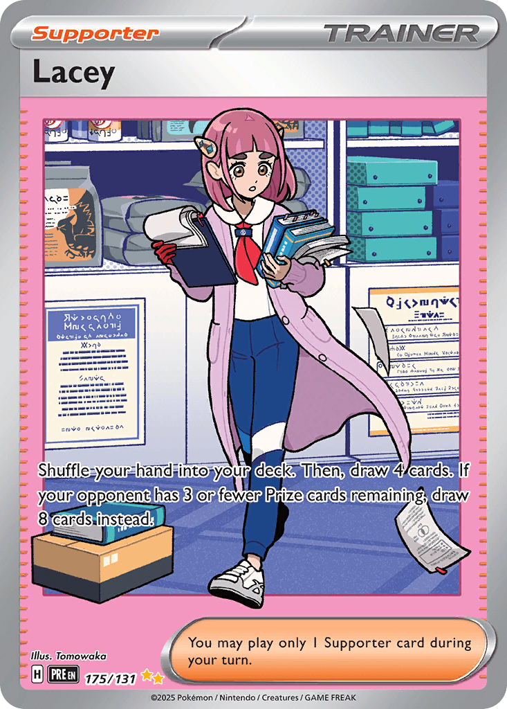 Lacey, carta 175 de Prismatic Evolutions
