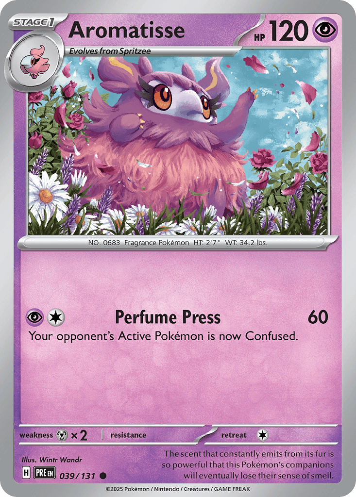 Aromatisse, carta 039 de Prismatic Evolutions