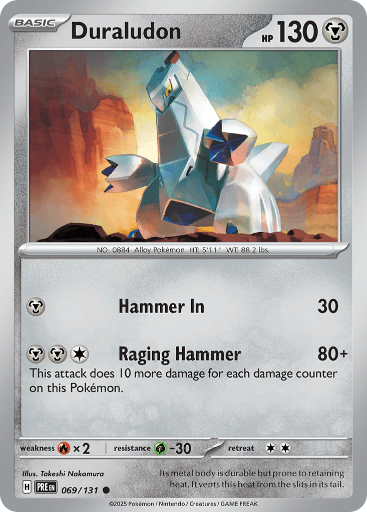Duraludon, carta 069 de Prismatic Evolutions