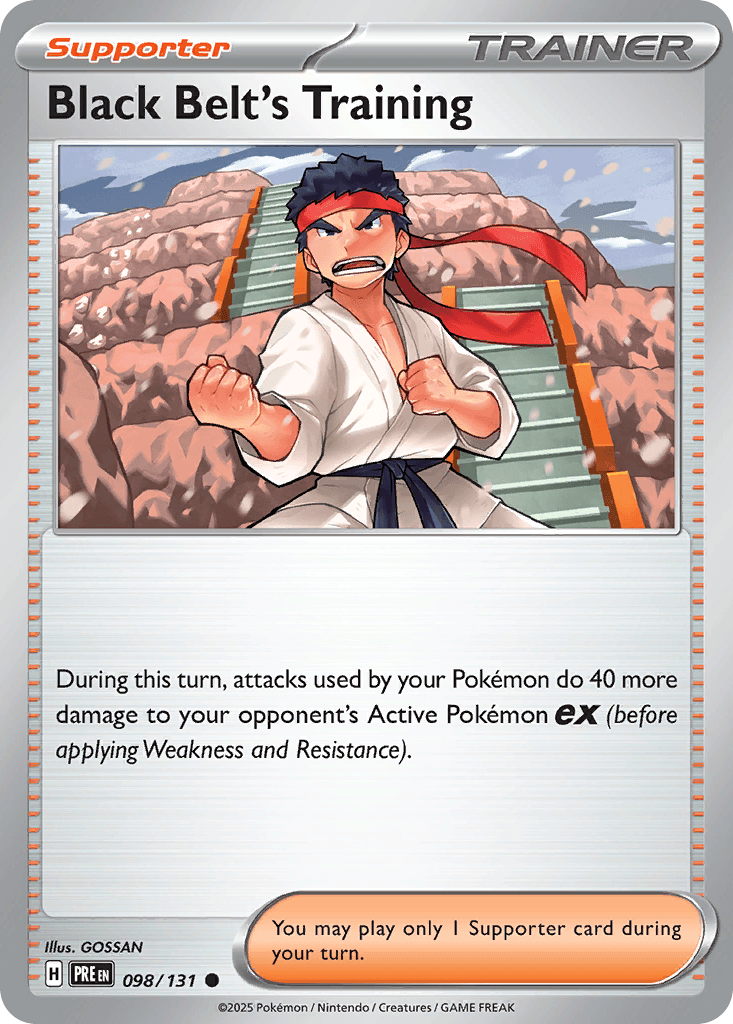 Black Belt's Training, carta 098 de Prismatic Evolutions
