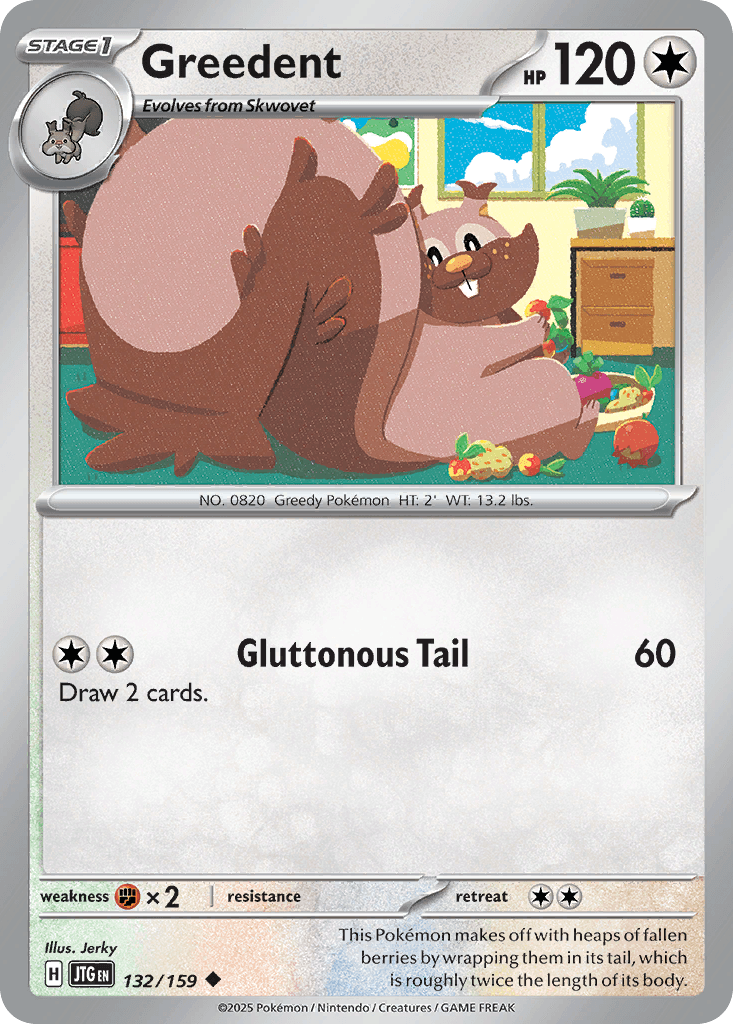 Greedent, carta 132 de Journey Together