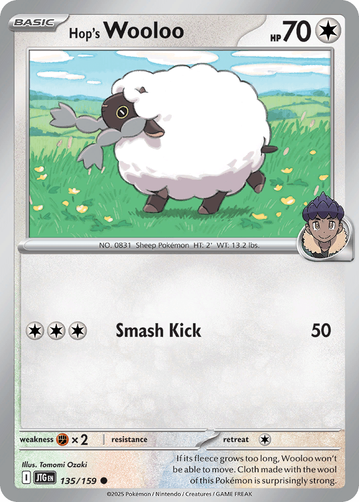 Hop's Wooloo, carta 135 de Journey Together