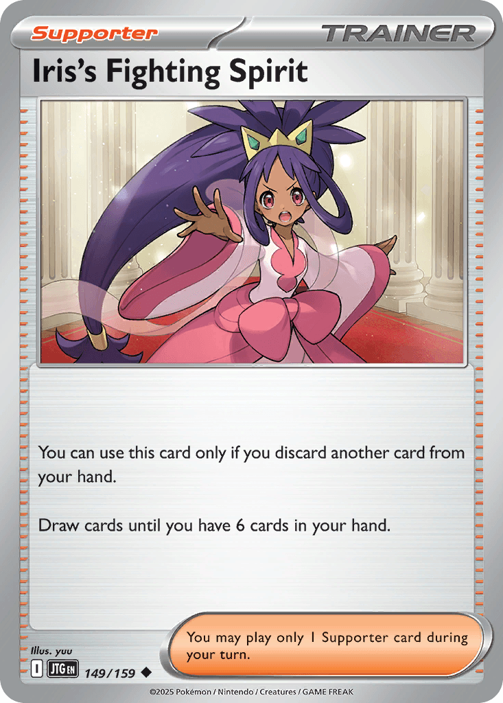 Iris's Fighting Spirit, carta 149 de Journey Together