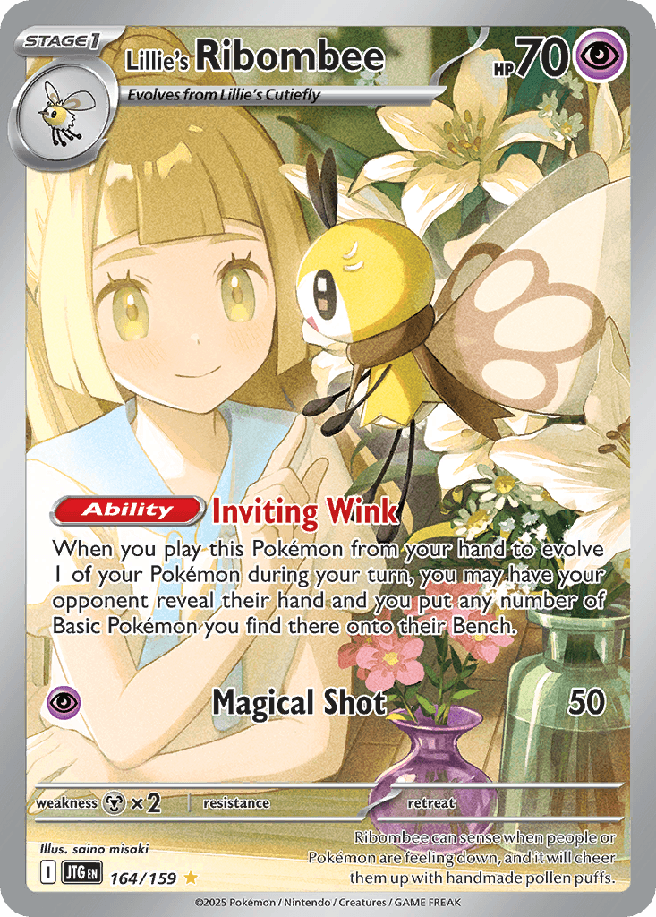 Lillie's Ribombee, carta 164 de Journey Together