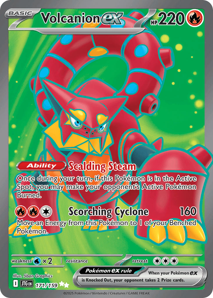 Volcanion ex, carta 171 de Journey Together