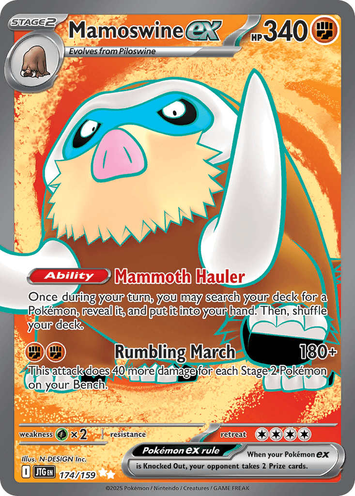 Mamoswine ex, carta 174 de Journey Together
