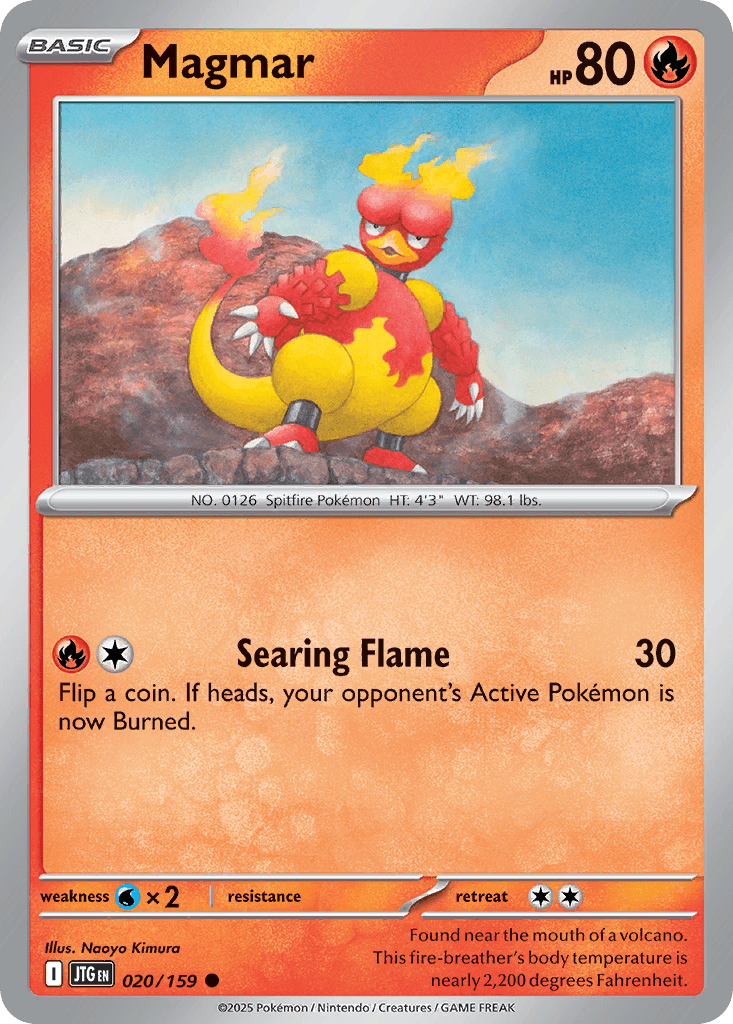 Magmar, carta 020 de Journey Together