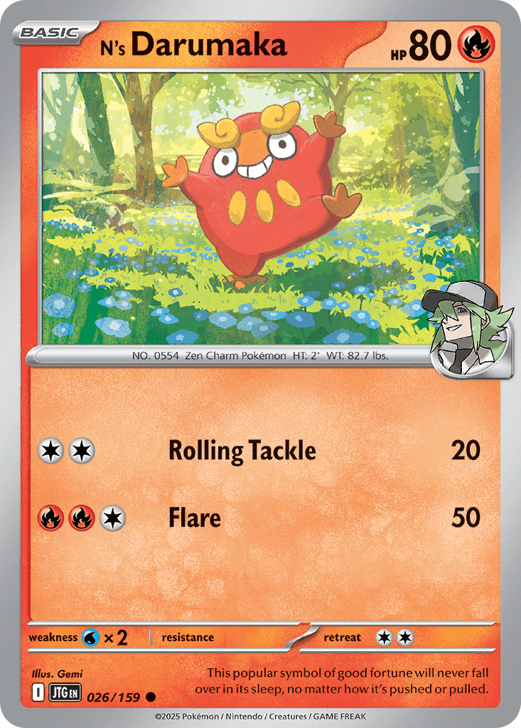 N's Darumaka, carta 026 de Journey Together