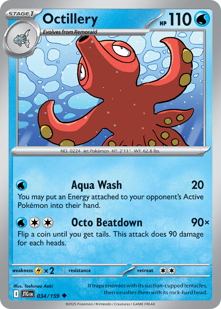 Octillery, carta 034 de Journey Together
