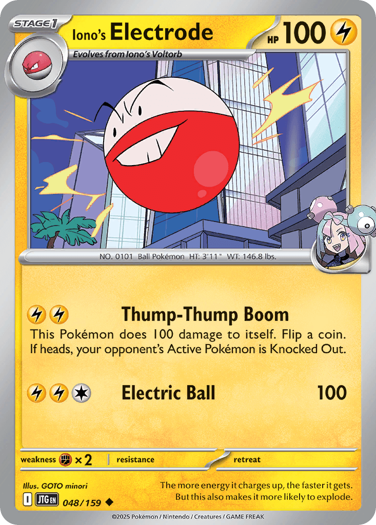 Iono's Electrode, carta 048 de Journey Together