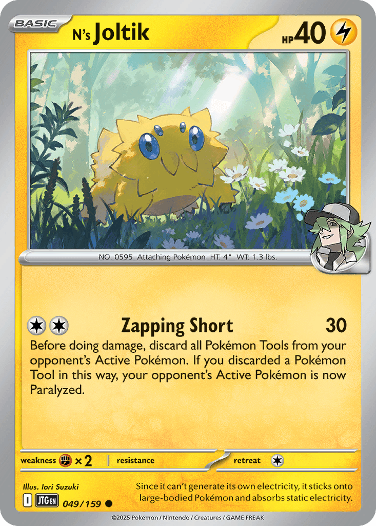 N's Joltik, carta 049 de Journey Together