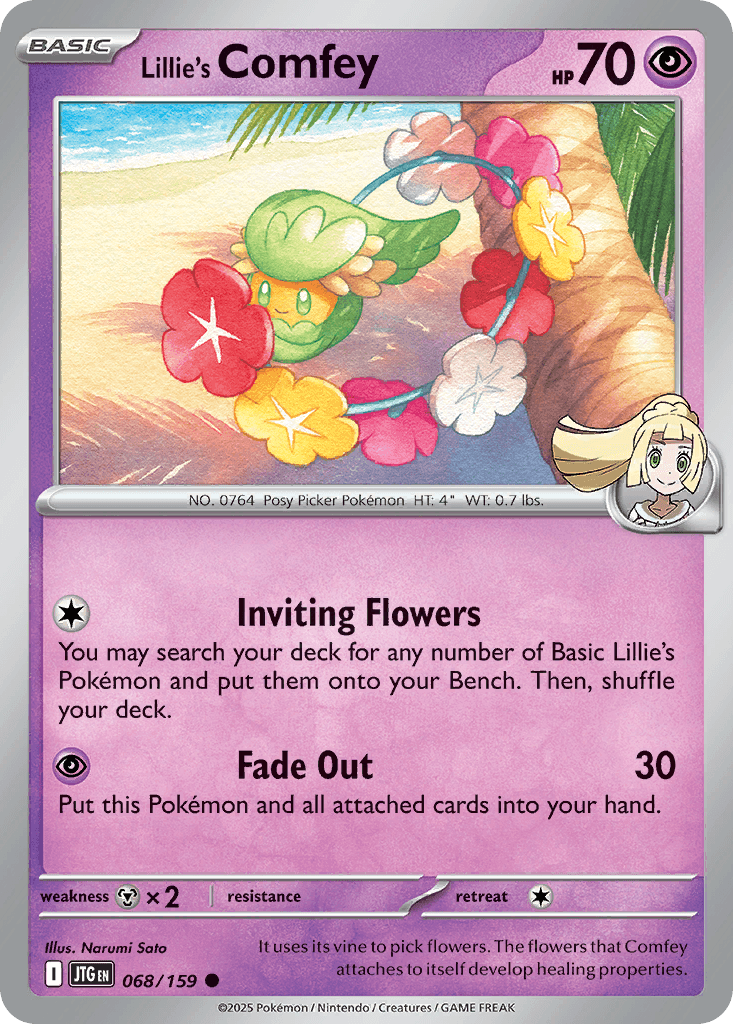 Lillie's Comfey, carta 068 de Journey Together