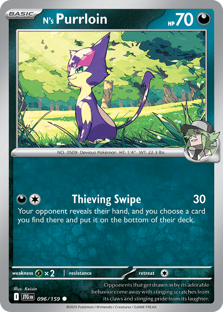 N's Purrloin, carta 096 de Journey Together
