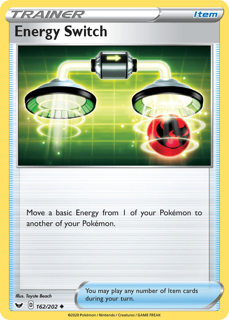 Energy Switch, carta 162 de Sword & Shield