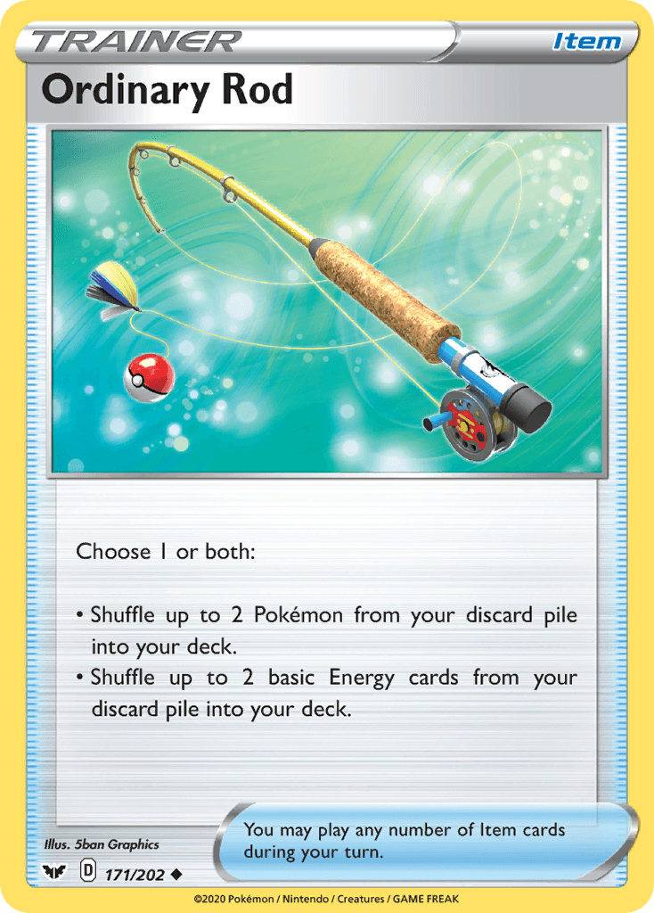 Ordinary Rod, carta 171 de Sword & Shield